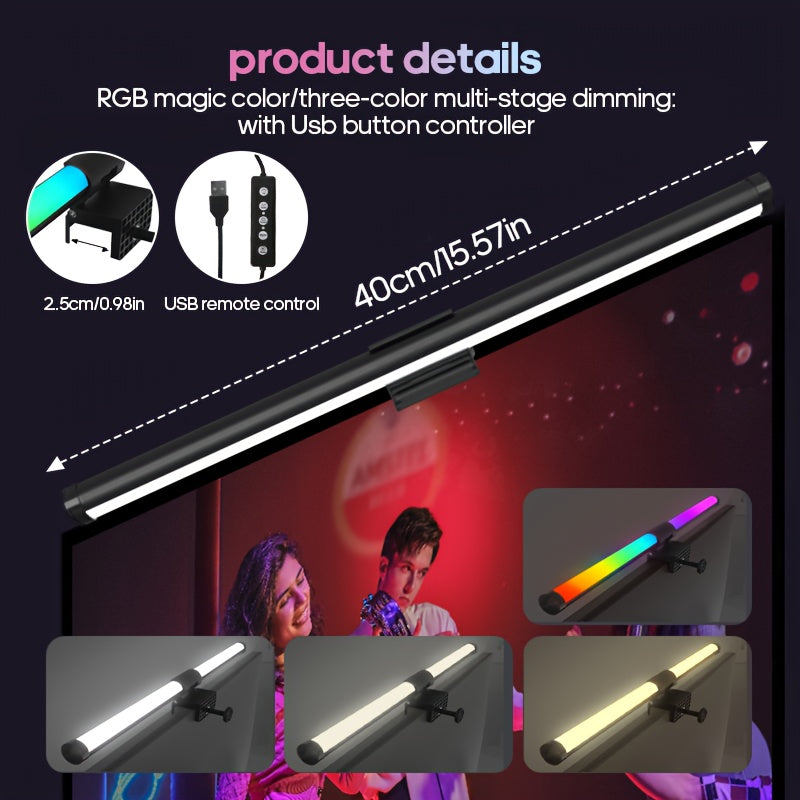 RGB Monitor LED Light Bar (USB Powered)