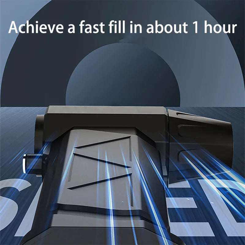 Violent Fan 350000RPM Powerful Air Blower Vacuum Dust Cleaner Charging Strong Winds 58m/s Brushless Turbo Jet Blower Dry